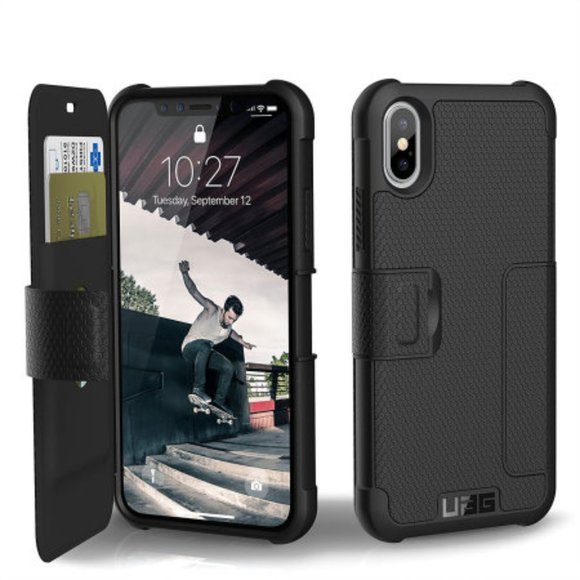 UAG Metropolis Rugged iPhone XS Wallet Case - Picture 3 of 8